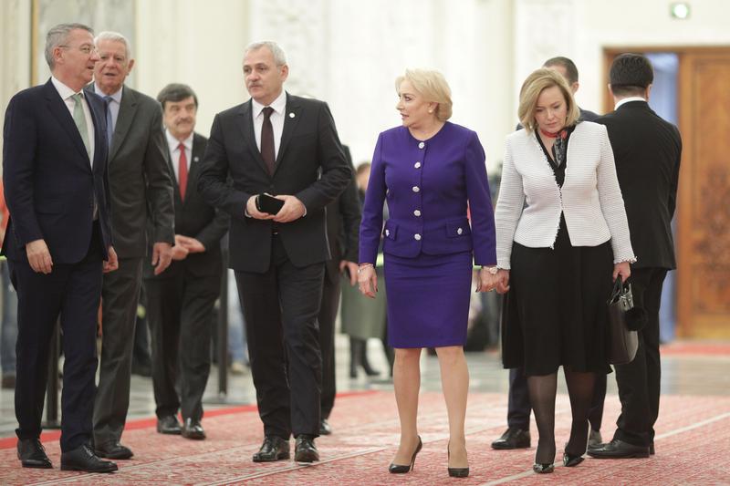 Liviu Dragnea, Carmen Dan, Viorica Dancila, Foto: Inquam Photos / Octav Ganea