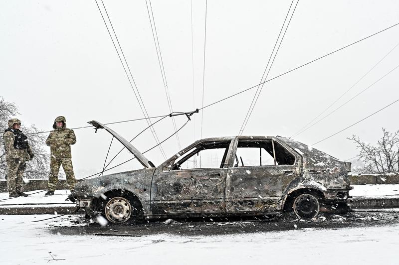 Doi soldați ucraineni din regiunea Zaporojie, Foto: Dmytro Smolienko / Zuma Press / Profimedia