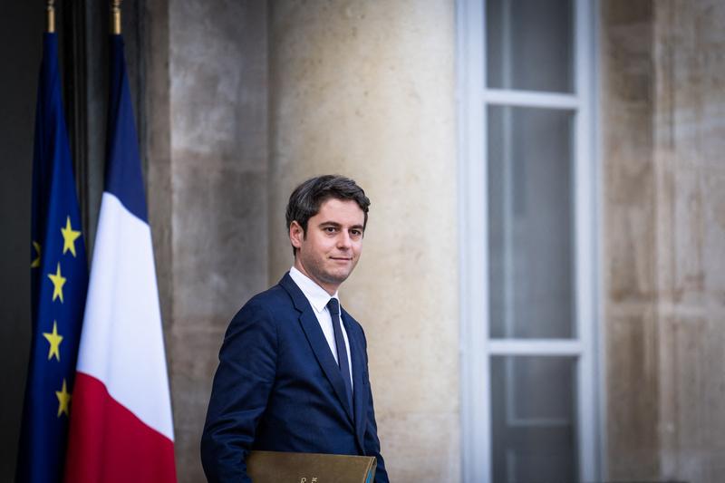 Gabriel Attal, pus de Emmanuel Macron drept noul șef al guvernului francez, Foto: Xose Bouzas / AFP / Profimedia