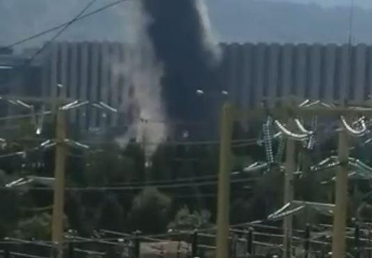 Incendiu la Portile de Fier, Foto: captura video