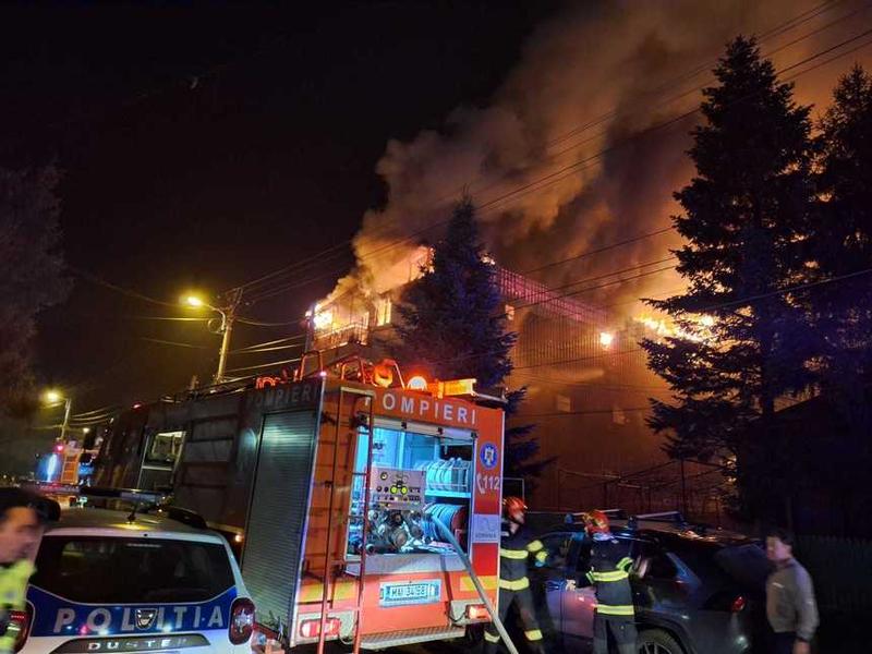 Incendiu in Bucuresti, Foto: ISU Bucuresti-Ilfov
