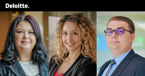 Laura Lică-Banu, Silvia Iancuș, Cătălin Chibzui, Foto: Deloitte Romania
