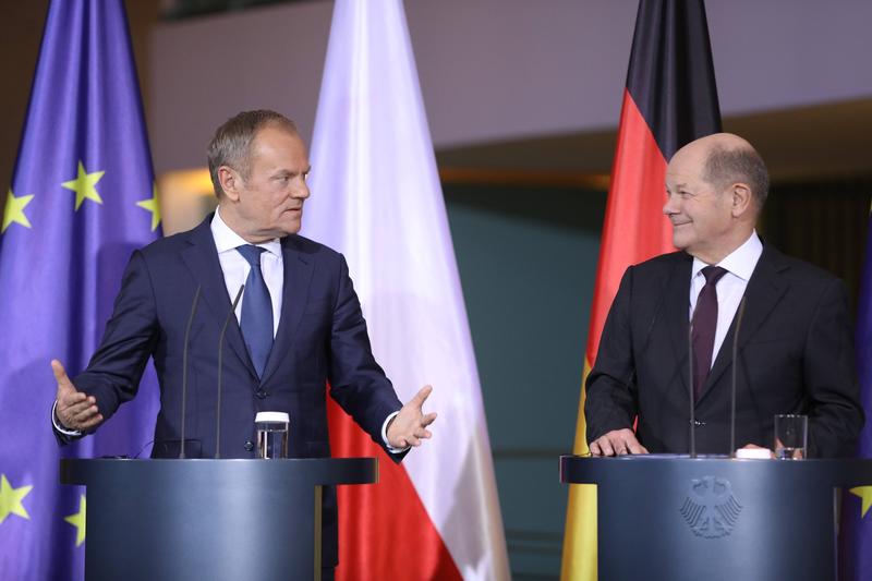 Donald Tusk alaturi de cancelarul Olaf Scholz, Foto: dts Nachrichtenagentur / Imago Stock and Photo / Profimedia Images