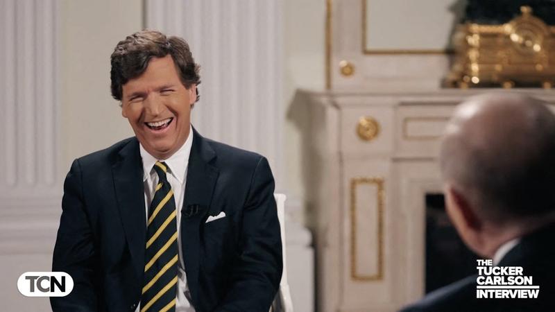 Tucker Carlson intervievându-l pe Vladimir Putin, Foto: JLPPA / Bestimage / Profimedia