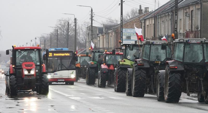 Protest al fermierilor polonezi, Foto: Janek Skarzynski / AFP / Profimedia Images