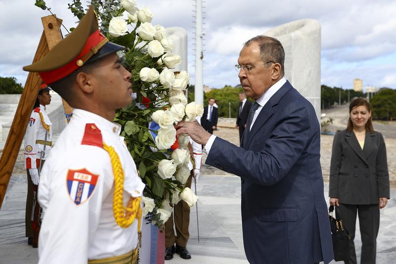 Serghei Lavrov a efectuat a doua vizita oficiala in Cuba in tot atatia ani, Foto: Russian Foreign Ministry Press Service / AP / Profimedia