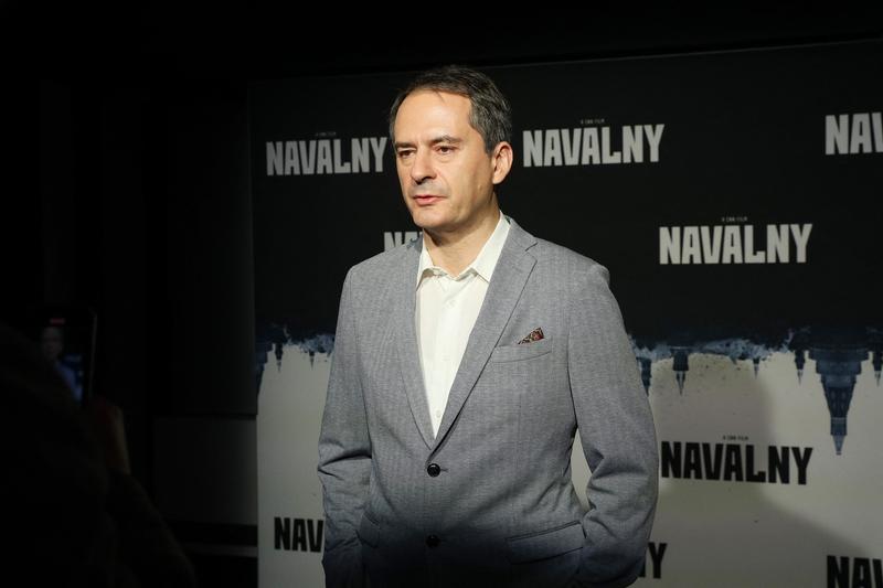 Christo Grozev la premiera documentarului „Navalnii”, lansat in 2022, Foto: Rob Kim / Getty Images / Profimedia Images