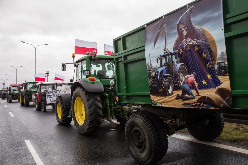 Protest al fermierilor polonezi, Foto: SOPA Images / ddp USA / Profimedia