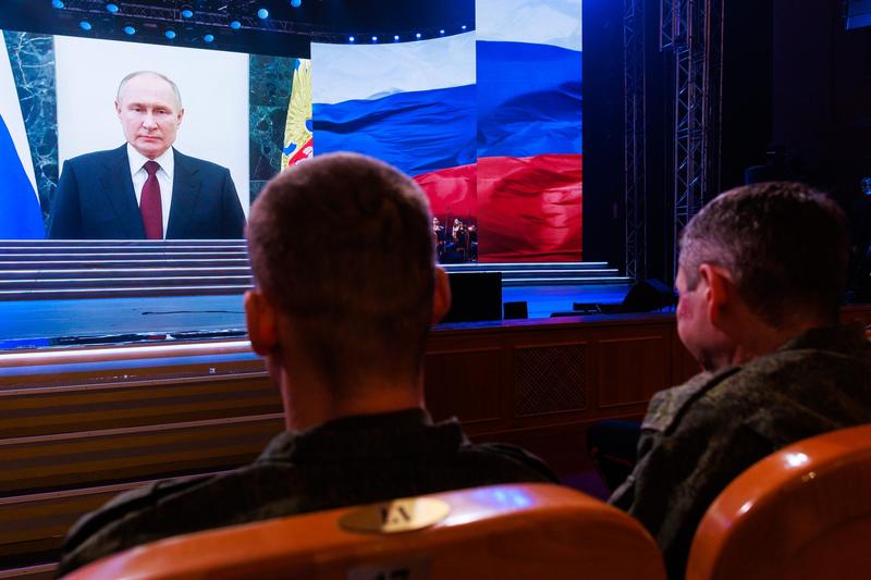 Vladimir Putin susține un discurs, Foto: Vadim Savitskii / Sputnik / Profimedia