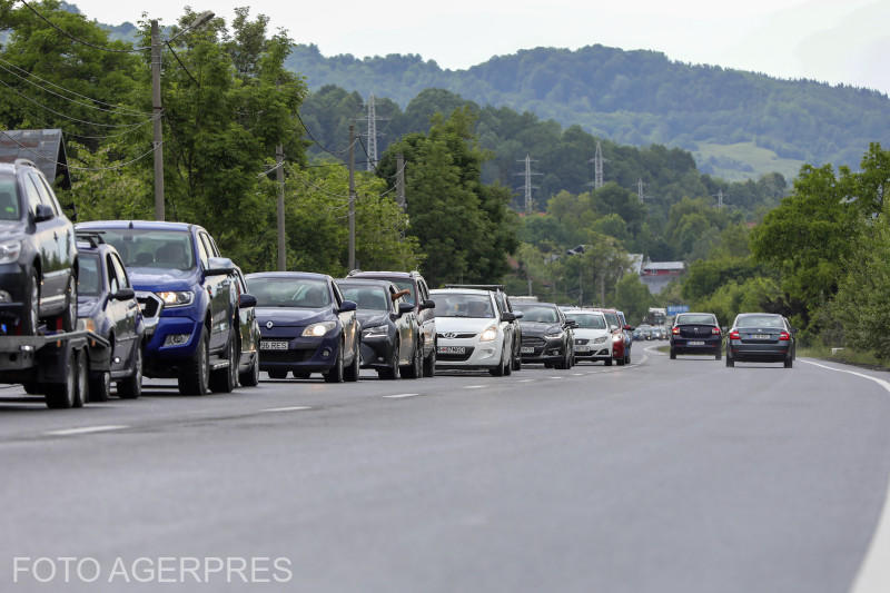 Trafic îngreunat DN 1, Foto: AGERPRES