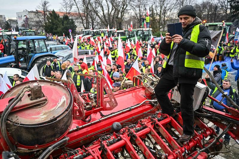 Protest al fermierilor polonezi, Foto: AA / Abaca Press / Profimedia Images