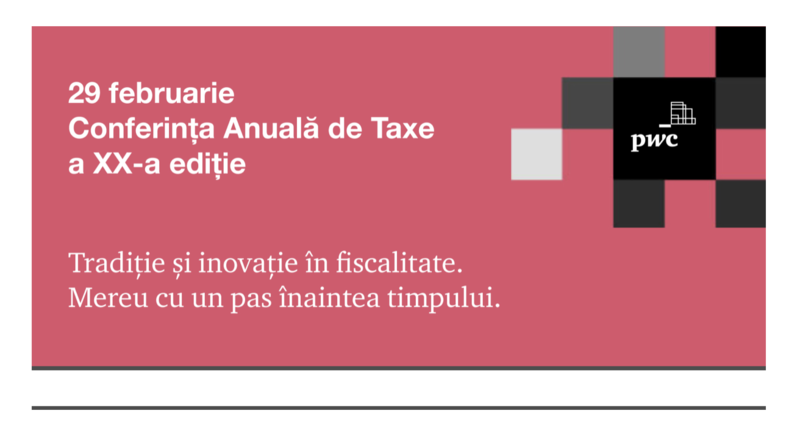 Conferința Anuală de Taxe PwC România, Foto: PwC România