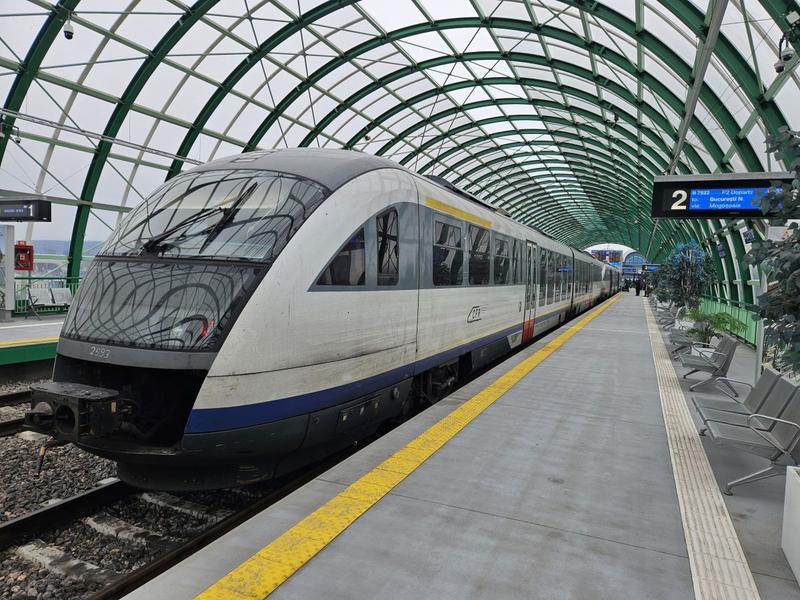 Tren in gara de la Aeroport, Foto: Vlad Barza / HotNews.ro
