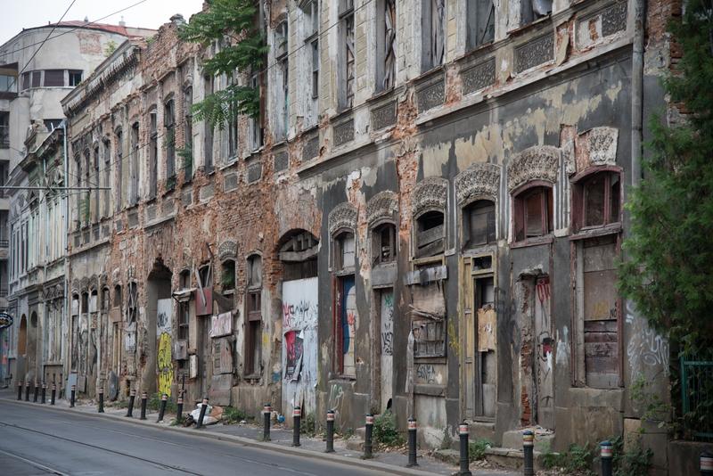 Hanul Solacolu, monument istoric situat pe Calea Moșilor din București, construit în anul 1859, Foto: Inquam Photos / Alberto Groşescu