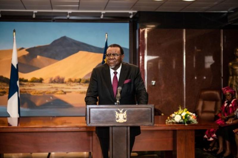 Presedintele Namibiei Hage Geingob, Foto: Tara Mette / AFP / Profimedia