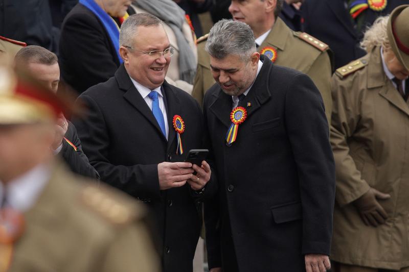 Nicolae Ciucă și Marcel Ciolacu, Foto: Inquam Photos / George Calin