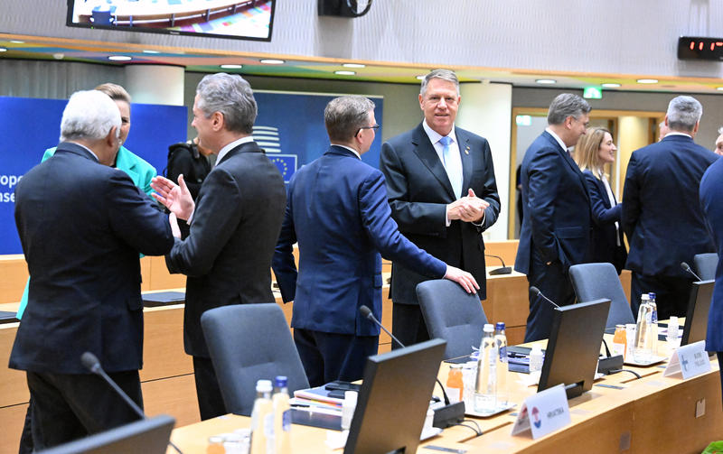 Klaus Iohannis, la Bruxelles, Foto: Dursun Aydemir / AFP / Profimedia