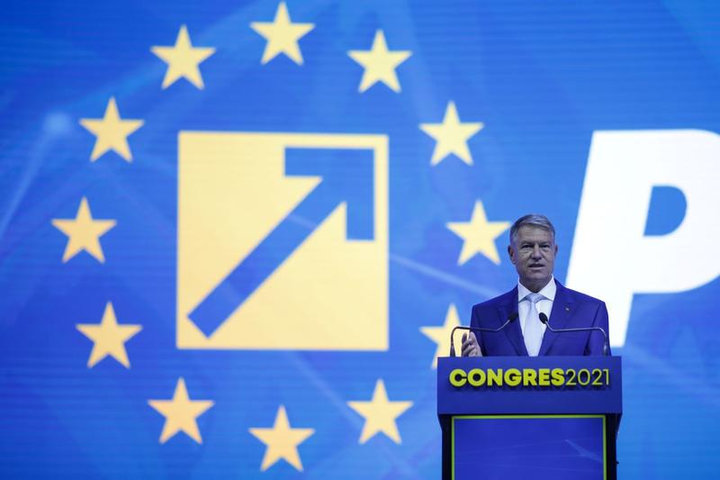 Klaus Iohannis la Congresul PNL din 2021, Foto: Inquam Photos / Octav Ganea