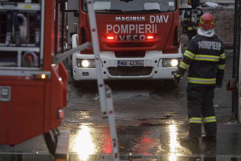 Incendiu puternic în Sectorul 2 al Bucureștiului