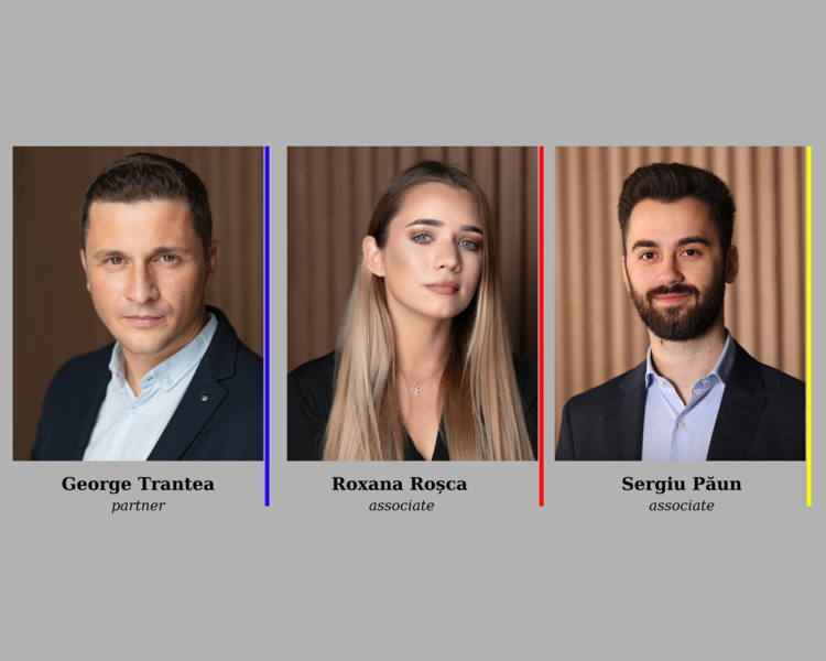 George Trantea, Roxana Roșca, Sergiu Păun, Foto: Filip & Company