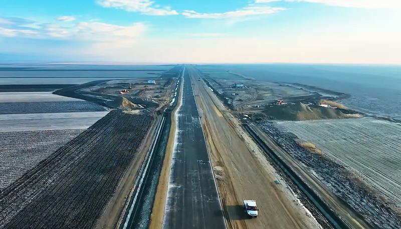 Autostrada A7 spre Moldova, Foto: Captura Youtube / Raducu P Drum