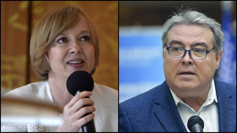 Emilia Sercan si Adrian Cioroianu, Foto: Colaj foto / Sursa: Agerpres