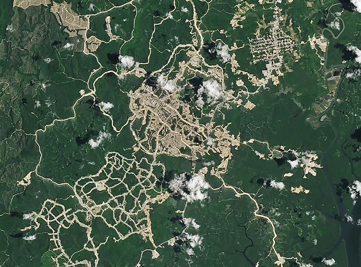 Nusantara imagine din satelit, Foto: Landsat/NASA/SWNS / SWNS / Profimedia