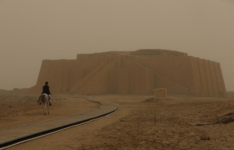 Marele Zigurat din orașul antic Ur (Irak), Foto: Asaad NIAZI / AFP / Profimedia