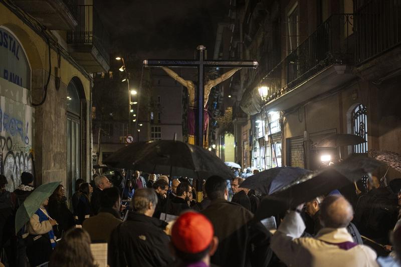 Procesiune de rugăciuni pentru ploaie, la Barcelona, Foto: Lorena Sopêna / ContactoPhoto / Profimedia