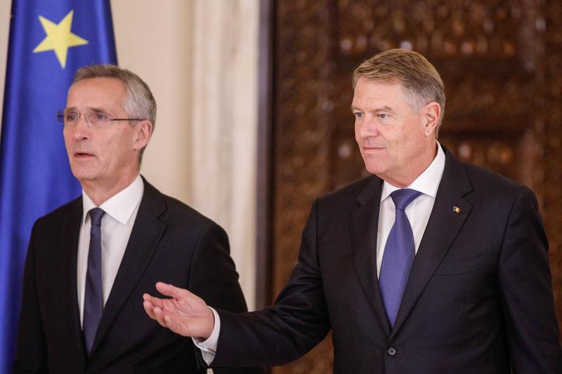 Klaus Iohannis și Jens Stoltenberg, Foto: INQUAM Photos / Octav Ganea