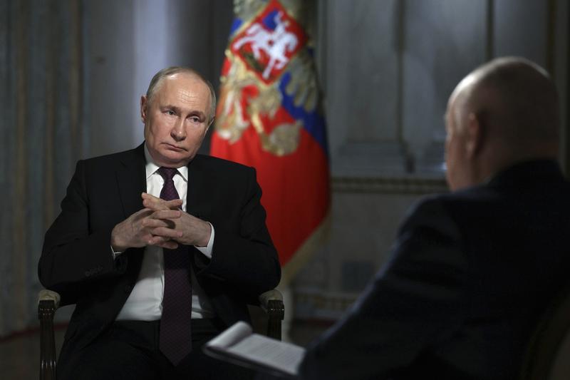 Vladimir Putin in noul interviu acordat RIA Novosti, Foto: Gavriil Grigorov / AP / Profimedia