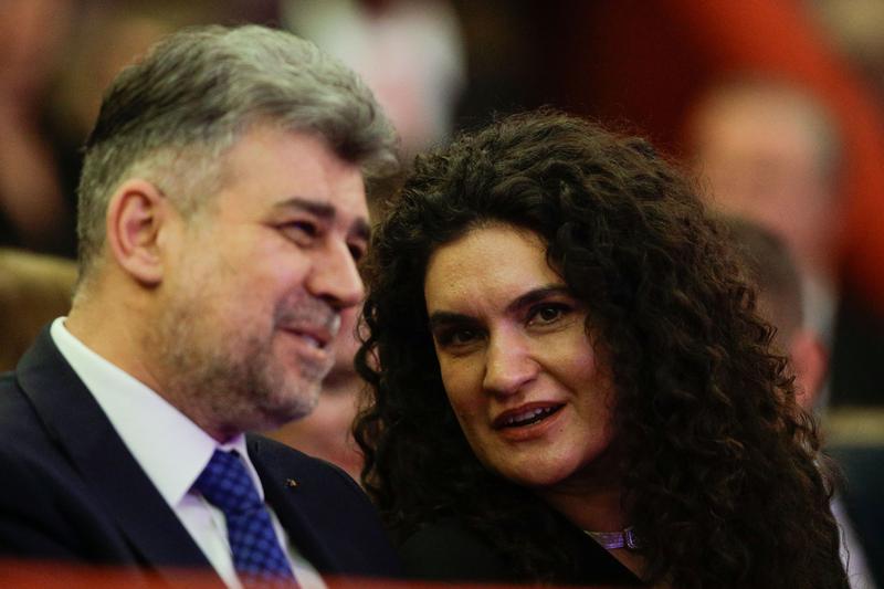 Ramona Chiriac și Marcel Ciolacu, Foto: Inquam Photos / George Călin