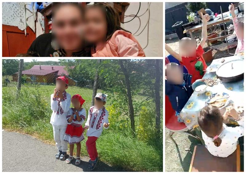 Mama si cei patru copii, Foto: Hotnews