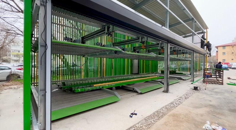 Parcare automatizata pe structura metalica - cartier Aviației, Foto: Primaria sector 1