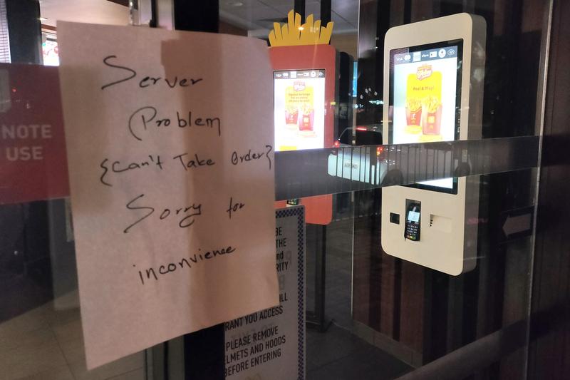 Probleme tehnice la restaurantele McDonald's, Foto: David Williams / AFP / Profimedia Images