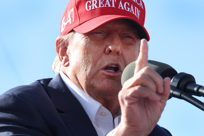 Donald Trump, candidatul republican la alegerile prezidențiale din SUA 2024, Foto: SCOTT OLSON / Getty images / Profimedia