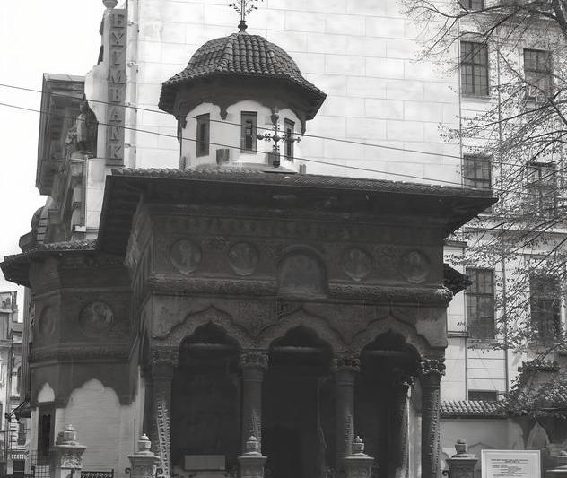 Biserica Stavropoleos din Bucuresti - 1977, Foto: Agerpres