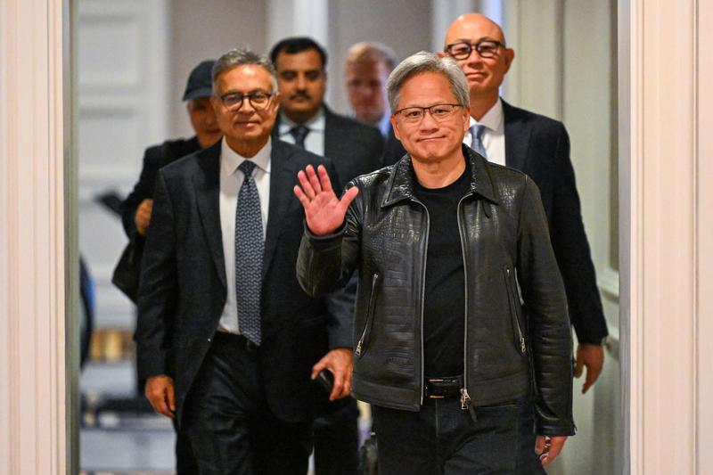 Jensen Huang (prim-plan), CEO-ul Nvidia, Foto: Mohd RASFAN / AFP / Profimedia