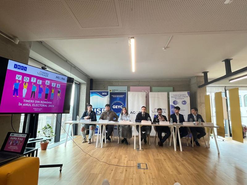 Conferință de presă „Tinerii Votează”, Foto: David Leonard Bularca / HotNews