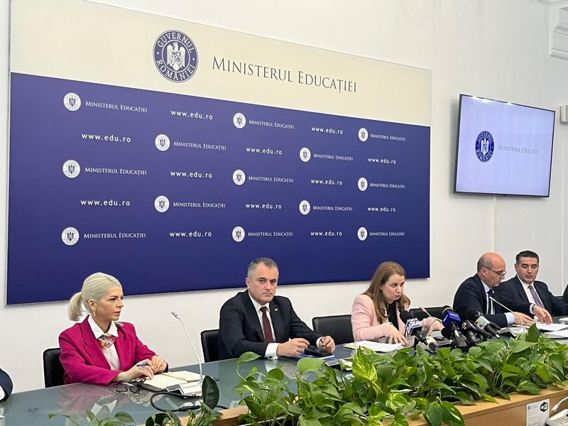 Conferință de presă la Ministerul Educației, Foto: David Leonard Bularca / HotNews