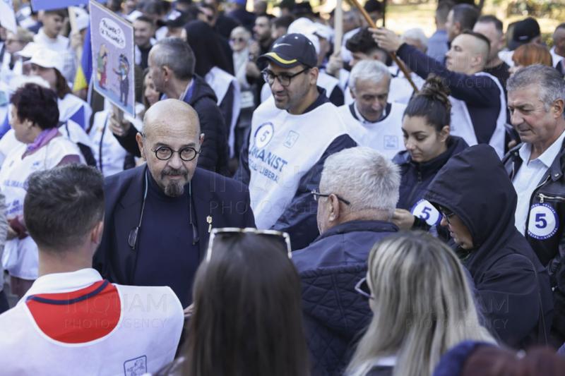 Cristian Popescu Piedone, la un miting al PUSL, Foto: Inquam Photos / Sabin Cirstoveanu