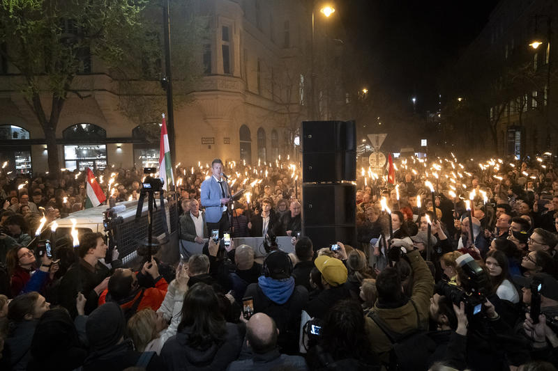 Proteste contra guvernului in Ungaria, Foto: Denes Erdos / AP / Profimedia