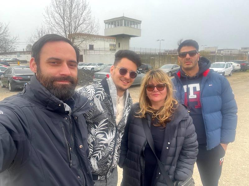 Diana Gavra, în timpul filmărilor pentru „Amar”, Foto: Arhiva personală Diana Gavra