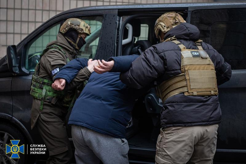 Suspect reținut pentru spionaj de Serviciul de Securitate al Ucrainei (SBU), Foto: SSU / Avalon / Profimedia