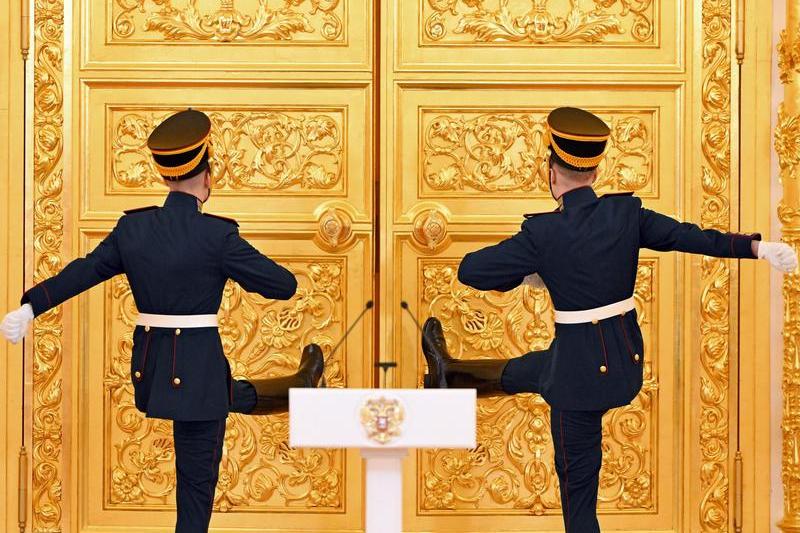 Militari de garda la Kremlin, Foto: Kommersant Photo Agency / ddp USA / Profimedia