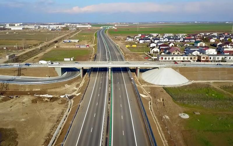 Autostrada A0 Sud - tronsonul DN5 - DN4, aproape de inaugurare, Foto: Captura YouTube