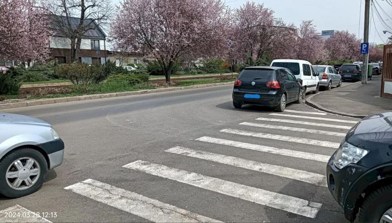 Trecere de pietoni, sectorul 1, Foto: Facebook / Ai parcat ca un bou București
