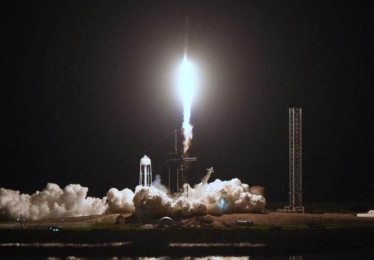 Lansarea rachetei SpaceX Falcon 9, Foto: AA/ABACA / Abaca Press / Profimedia