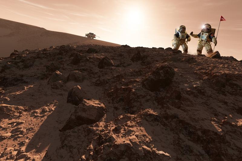 Taikonauți pe Lună, Foto: DETLEV VAN RAVENSWAAY / Sciencephoto / Profimedia