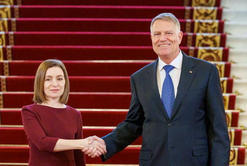 Klaus Iohannis si Maia Sandu, Foto: Administratia Prezidentiala